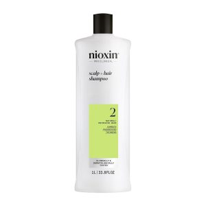 Nioxin System 2 Scalp + Hair Thickening Shampoo for Natural Hair with Progressed Thinning