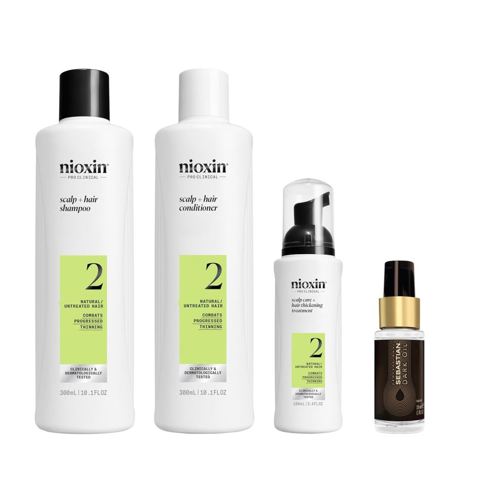 Nioxin System Kits. Cleanse. Condition. Hydrate Sensitive or Dry Scalp. Reduces Hair Breakage.