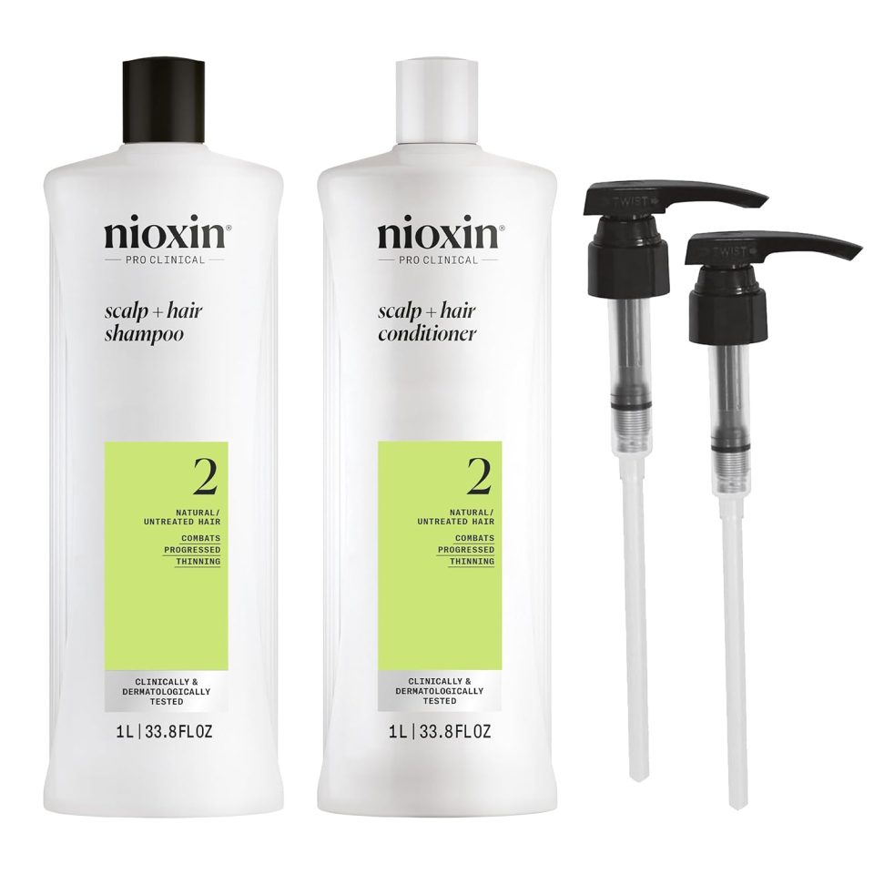 Nioxin Shampoo & Conditioner Liter Duo Sets