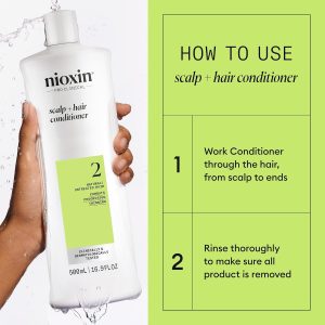 Nioxin System 2 Scalp + Hair Thickening Conditioner for Natural Hair with Progressed Thinning