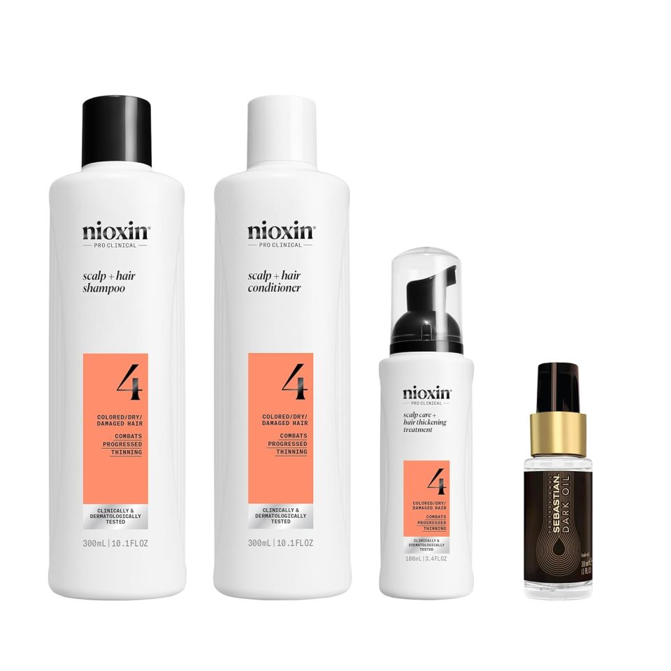 Nioxin System Kits. Cleanse. Condition. Hydrate Sensitive or Dry Scalp. Reduces Hair Breakage.