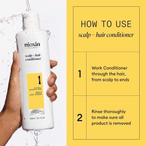 Nioxin System 1 Scalp + Hair Thickening Conditioner for Natural Hair with Light Thinning