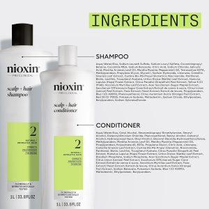 Nioxin Shampoo & Conditioner Liter Duo Sets