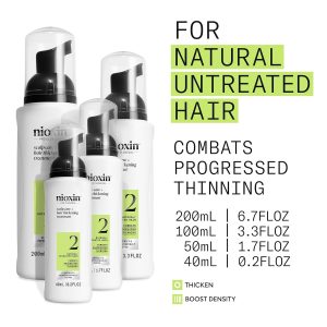 Nioxin System 2 Scalp Care + Hair Thickening Leave-In Treatment