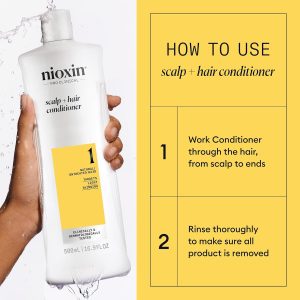 Nioxin System 1 Scalp + Hair Thickening Conditioner for Natural Hair with Light Thinning