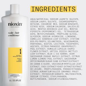 Nioxin System 1 Scalp + Hair Thickening Conditioner for Natural Hair with Light Thinning