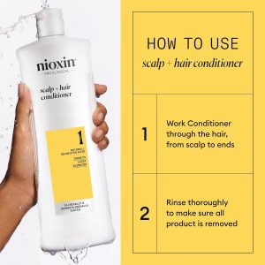Nioxin System 1 Scalp + Hair Thickening Conditioner for Natural Hair with Light Thinning
