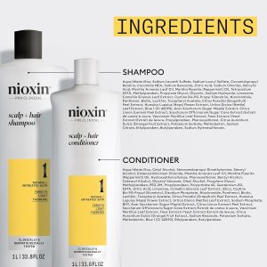 Nioxin Shampoo & Conditioner Liter Duo Sets